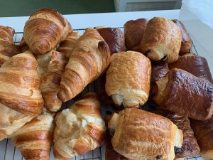 freshly baked pastries food breakfast at Forest Glade