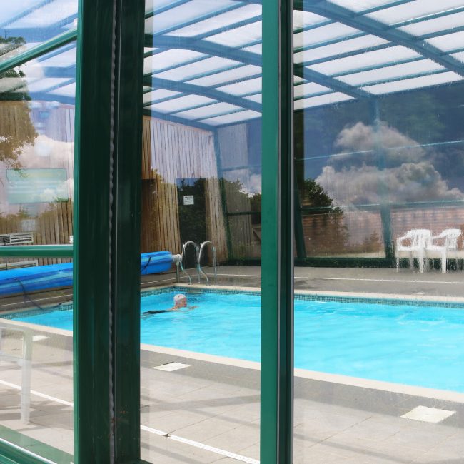 swimming pool at forest glade